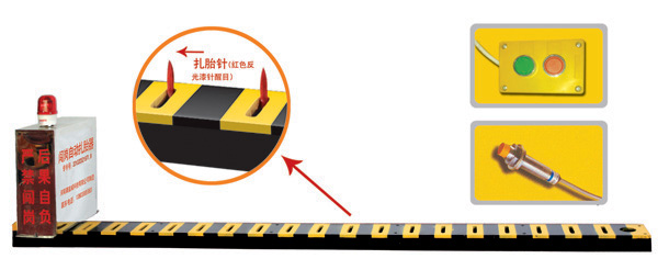 高唐县V3嵌入式闯岗自动扎胎器/阻车器